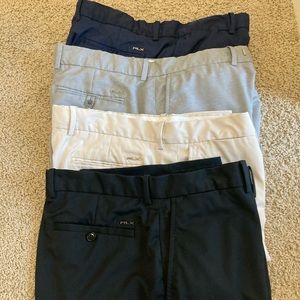 4 Men’s RLX Ralph Lauren Golf Shorts, size 34, excellent condition